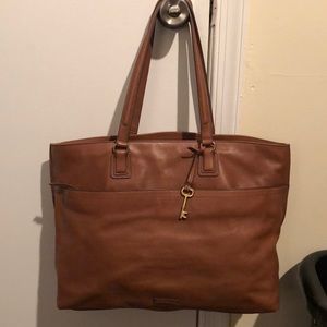 Fossil leather bag